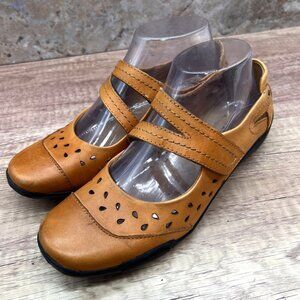 Array Shoes Womens Size 6W Brown/Tan Leather Mary Jane Women's 1064675 Light